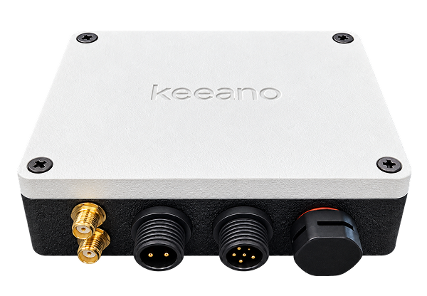 Keeano Gateway enclosure with original connectors and embossed Keeano branding