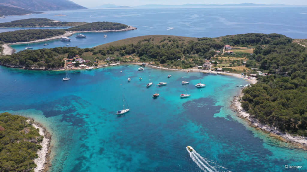 Mlini anchorage, Marinkovac islet-Croatia