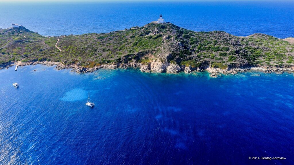Mezu Mare anchorage Corsica France
