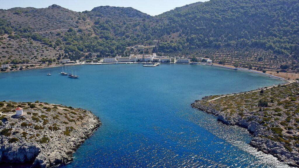 Panormitis anchorage, Symi Island-Greece