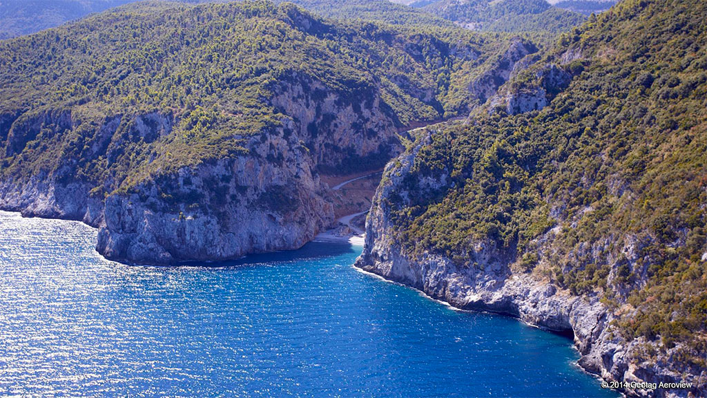 Vithouri Beach is a secluded beach in Evia